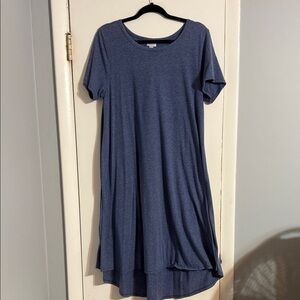 LuLaRoe Navy Midi Dress